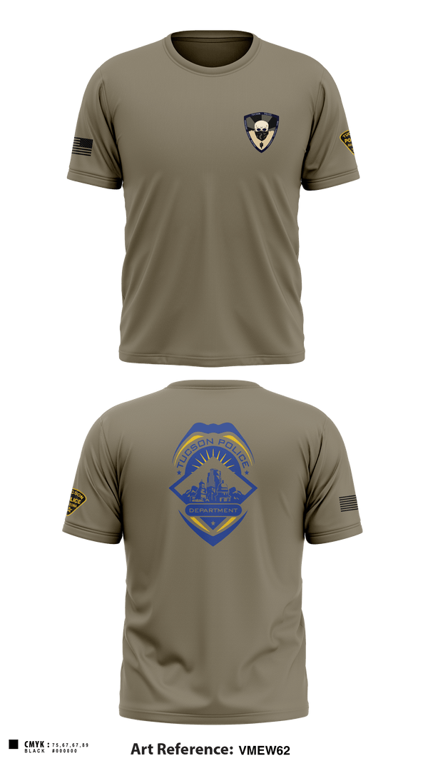 Short Sleeve Performance Shirt, , Police, Teamtime, Team time, sublimation, custom sports apparel, team uniforms, spirit wear, spiritwear, sports uniforms, custom shirts, team store, custom team store, fundraiser sports, apparel fundraiser