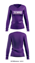 Tallwood Cross Country 76612159 Women's Long Sleeve V-neck Shirt - 1