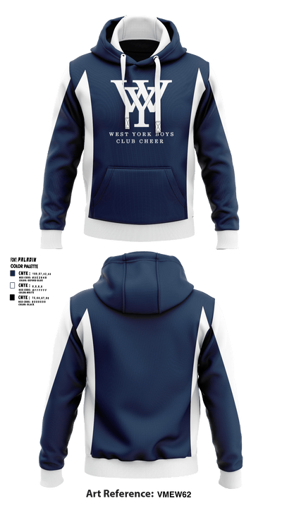 West York Boys Club Basketball 46049380 Hoodie - 39
