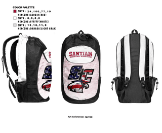 Gear Bag, Santiam Christian School Wrestling, Wrestling, Teamtime, Team time, sublimation, custom sports apparel, team uniforms, spirit wear, spiritwear, sports uniforms, custom shirts, team store, custom team store, fundraiser sports, apparel fundraiser