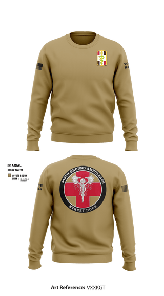 Crew Neck Sweatshirt, , Army, Teamtime, Team time, sublimation, custom sports apparel, team uniforms, spirit wear, spiritwear, sports uniforms, custom shirts, team store, custom team store, fundraiser sports, apparel fundraiser