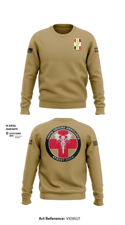 345th MCGA 98196690 Crew Neck Sweatshirt - 13