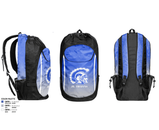 Gear Bag, Orland Jr Trojans Football, Football, Teamtime, Team time, sublimation, custom sports apparel, team uniforms, spirit wear, spiritwear, sports uniforms, custom shirts, team store, custom team store, fundraiser sports, apparel fundraiser