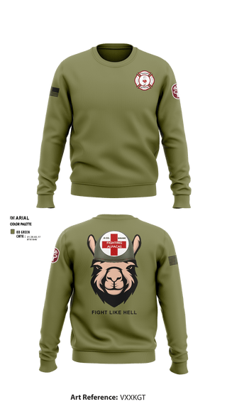 Crew Neck Sweatshirt, WBAMCAlpha Company, WBAMC, Softball, Teamtime, Team time, sublimation, custom sports apparel, team uniforms, spirit wear, spiritwear, sports uniforms, custom shirts, team store, custom team store, fundraiser sports, apparel fundraiser