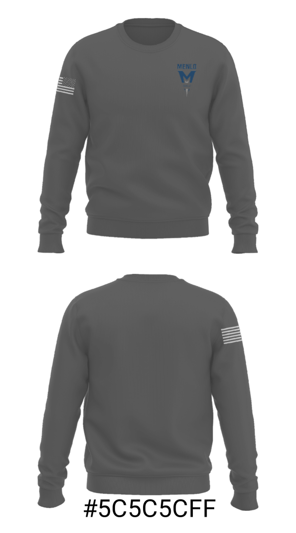 Crew Neck Sweatshirt, Menlo College Golf, Golf, Teamtime, Team time, sublimation, custom sports apparel, team uniforms, spirit wear, spiritwear, sports uniforms, custom shirts, team store, custom team store, fundraiser sports, apparel fundraiser