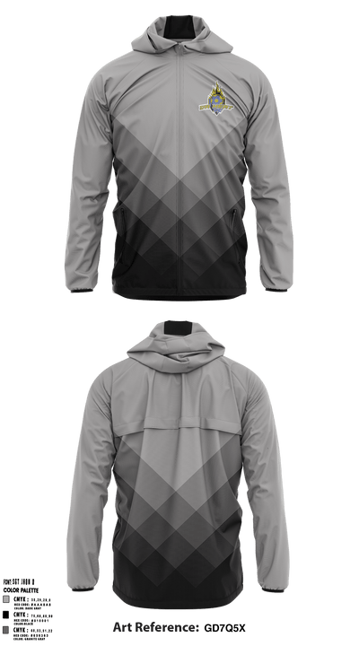 DA HEAT FC 42627716 Windbreaker - 2