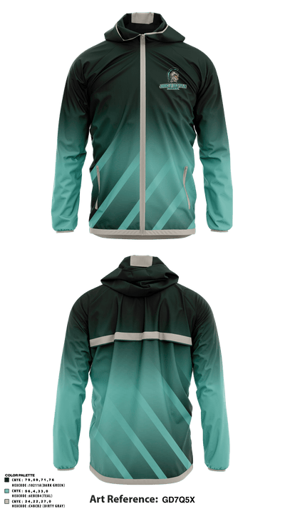 John S Battle High School Soccer 24633224 Windbreaker - 1