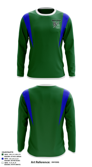 Long Sleeve Performance Shirt, Blue Hills Regional Tech School Basketball, Men's Basketball, Teamtime, Team time, sublimation, custom sports apparel, team uniforms, spirit wear, spiritwear, sports uniforms, custom shirts, team store, custom team store, fundraiser sports, apparel fundraiser