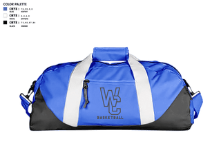 Duffle Bag, Washington County High School Basketball, Men's Basketball, Teamtime, Team time, sublimation, custom sports apparel, team uniforms, spirit wear, spiritwear, sports uniforms, custom shirts, team store, custom team store, fundraiser sports, apparel fundraiser