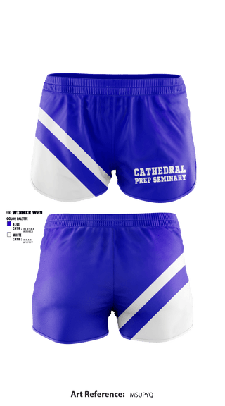 Women's Shorts, Cathedral Prep Seminary, Spirit Store, Teamtime, Team time, sublimation, custom sports apparel, team uniforms, spirit wear, spiritwear, sports uniforms, custom shirts, team store, custom team store, fundraiser sports, apparel fundraiser