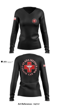 Medics, 1-43 ADA 28999239 Women's Long Sleeve V-neck Shirt - 6