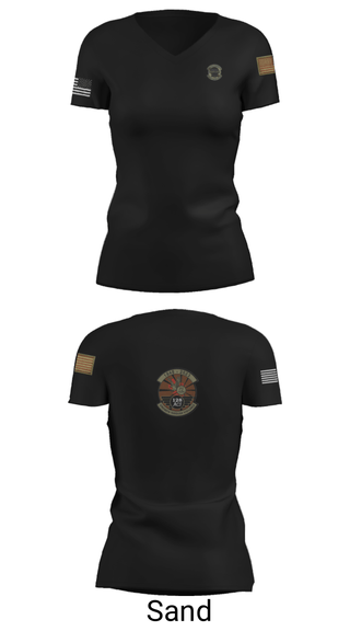 Women's Short Sleeve Vneck Shirt, , Air Force, Teamtime, Team time, sublimation, custom sports apparel, team uniforms, spirit wear, spiritwear, sports uniforms, custom shirts, team store, custom team store, fundraiser sports, apparel fundraiser