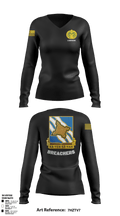 1-390TH B CO. 88866436 Women's Long Sleeve V-neck Shirt - 1