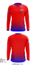Campbell-Savona Senior High School Track 38592234 Long Sleeve Performance Shirt - 1