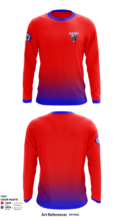Campbell-Savona Senior High School Track 38592234 Long Sleeve Performance Shirt - 1