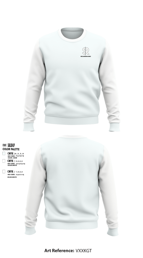 Crew Neck Sweatshirt, Declareresilience, , Teamtime, Team time, sublimation, custom sports apparel, team uniforms, spirit wear, spiritwear, sports uniforms, custom shirts, team store, custom team store, fundraiser sports, apparel fundraiser