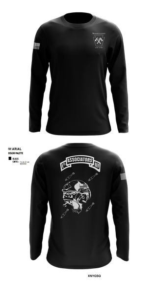 Long Sleeve Performance Shirt, Tyler McCourt     37171288, Army, Teamtime, Team time, sublimation, custom sports apparel, team uniforms, spirit wear, spiritwear, sports uniforms, custom shirts, team store, custom team store, fundraiser sports, apparel fundraiser