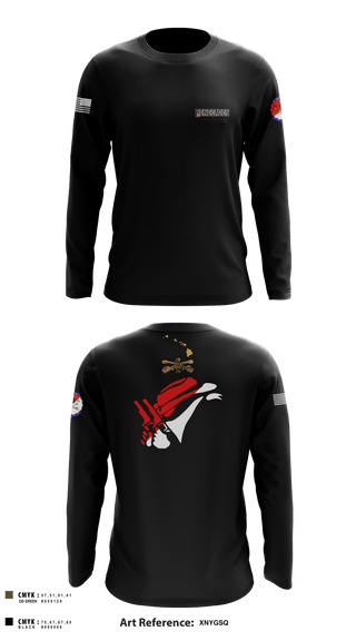 Long Sleeve Performance Shirt, 2-6 Cav Alpha troop Renegades, Army, Teamtime, Team time, sublimation, custom sports apparel, team uniforms, spirit wear, spiritwear, sports uniforms, custom shirts, team store, custom team store, fundraiser sports, apparel fundraiser