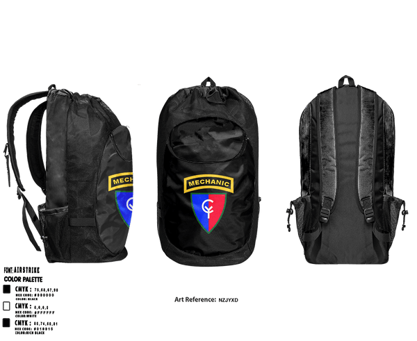 Gear Bag, , National Guard, Teamtime, Team time, sublimation, custom sports apparel, team uniforms, spirit wear, spiritwear, sports uniforms, custom shirts, team store, custom team store, fundraiser sports, apparel fundraiser