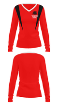 Whitman-Hanson Regional High School Basketball 33604937 Women's Long Sleeve V-neck Shirt - 29