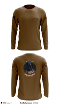 49th A co 1st Platoon REAPERS 78641109 Long Sleeve Performance Shirt - 1