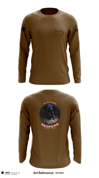 Long Sleeve Performance Shirt, , Army, Teamtime, Team time, sublimation, custom sports apparel, team uniforms, spirit wear, spiritwear, sports uniforms, custom shirts, team store, custom team store, fundraiser sports, apparel fundraiser