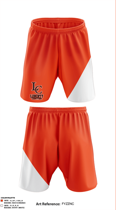 Liberty Center Middle School 17702525 Athletic Shorts With Pockets - 1