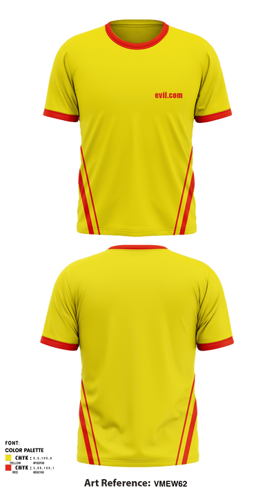 evil.com 26369469 Short Sleeve Performance Shirt - 1