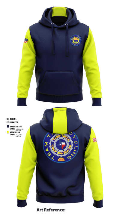 Team Taco Cycling Pelotonia 27813397 Hoodie - 10