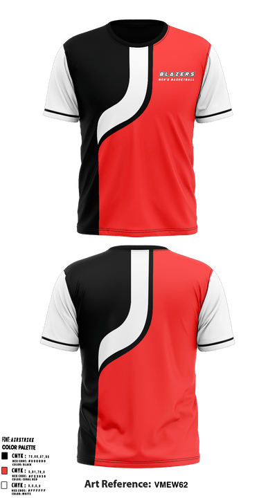 Blazers 66745045 Short Sleeve Performance Shirt - 1