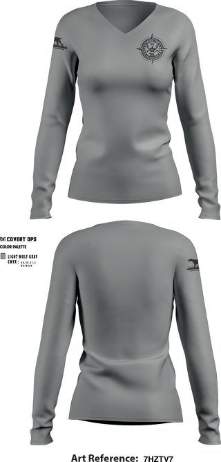 Women's Long Sleeve Vneck Shirt, Jaimie Cox Foundation, , Teamtime, Team time, sublimation, custom sports apparel, team uniforms, spirit wear, spiritwear, sports uniforms, custom shirts, team store, custom team store, fundraiser sports, apparel fundraiser