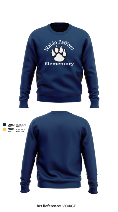 Waldo Pafford Elementary 79350355 Crew Neck Sweatshirt - 13