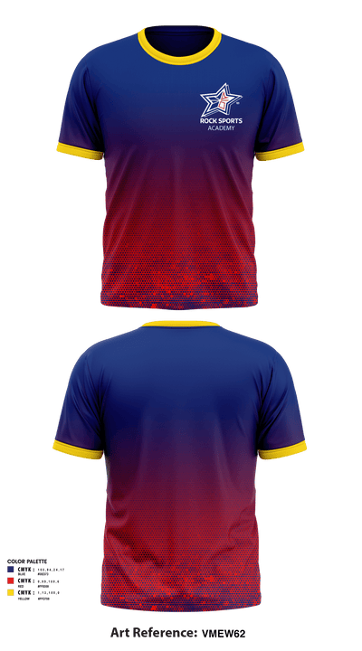 Rock Sports Academy 43658479 Short Sleeve Performance Shirt - 1