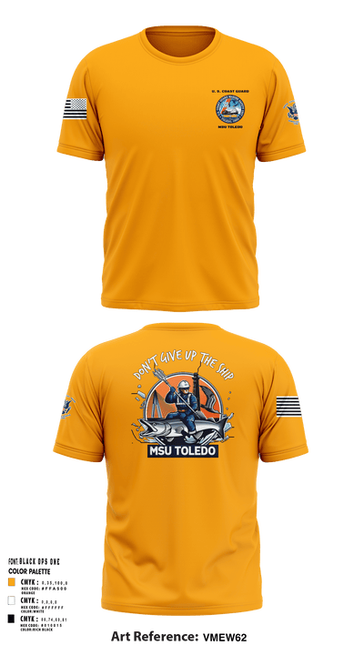 MSU Toledo 42341153 Short Sleeve Performance Shirt - 6