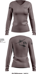 Critical Care 71499823 Women's Long Sleeve V-neck Shirt - 1