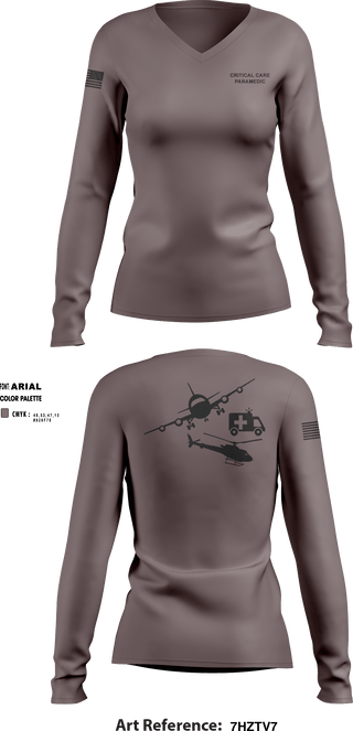 Women's Long Sleeve Vneck Shirt, , Fire Department, Teamtime, Team time, sublimation, custom sports apparel, team uniforms, spirit wear, spiritwear, sports uniforms, custom shirts, team store, custom team store, fundraiser sports, apparel fundraiser