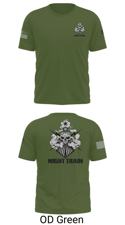 744 Night Train 26449981 Short Sleeve Performance Shirt - 34