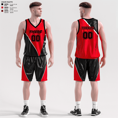 Tigers 32049226 Basketball Uniform - 1