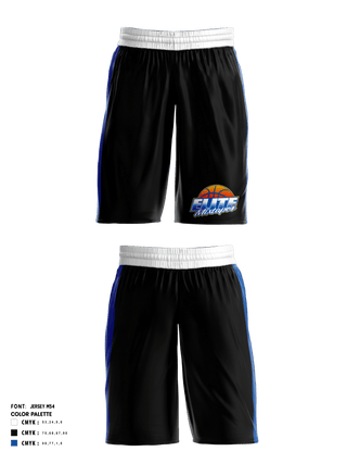 Athletic Shorts With Pockets, Elite Mixtapes, Men's Basketball, Teamtime, Team time, sublimation, custom sports apparel, team uniforms, spirit wear, spiritwear, sports uniforms, custom shirts, team store, custom team store, fundraiser sports, apparel fundraiser