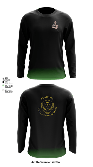 Long Sleeve Performance Shirt, Alabama Yellowhammer Camp579, , Teamtime, Team time, sublimation, custom sports apparel, team uniforms, spirit wear, spiritwear, sports uniforms, custom shirts, team store, custom team store, fundraiser sports, apparel fundraiser