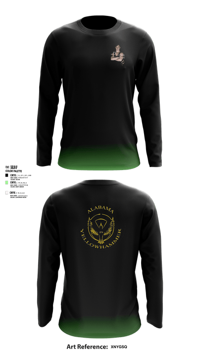 Alabama Yellowhammer Camp579 27714685 Long Sleeve Performance Shirt - 1