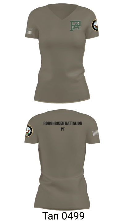 Rough Rider Battalion 24913540 Women's Short Sleeve V-neck Shirt - 23