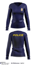 SPD 71721128 Women's Long Sleeve V-neck Shirt - 1