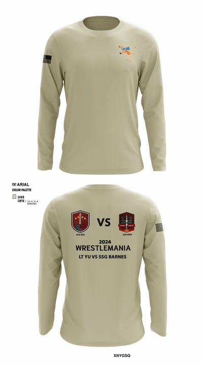 673 EFD/ 334 FEST 89104127 Long Sleeve Performance Shirt - 6