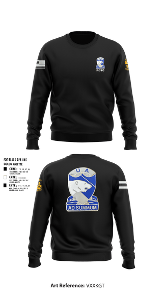 Crew Neck Sweatshirt, ARMY ROTCARMY ROTC, Army, Teamtime, Team time, sublimation, custom sports apparel, team uniforms, spirit wear, spiritwear, sports uniforms, custom shirts, team store, custom team store, fundraiser sports, apparel fundraiser