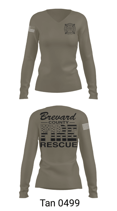 BCFR 93029209 Women's Long Sleeve V-neck Shirt - 39