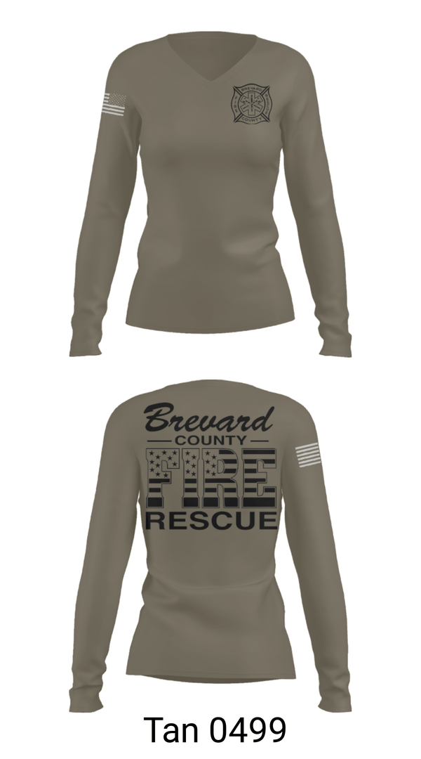 Women's Long Sleeve Vneck Shirt, , Fire Department, Teamtime, Team time, sublimation, custom sports apparel, team uniforms, spirit wear, spiritwear, sports uniforms, custom shirts, team store, custom team store, fundraiser sports, apparel fundraiser