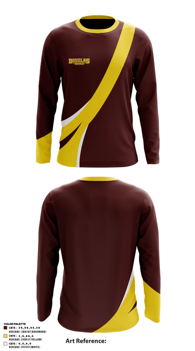 Douglas Byrd High School 75386801 Long Sleeve Performance Shirt - 1