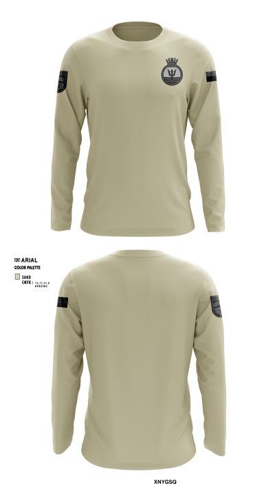 BCGS TRIDENT 3686693 Long Sleeve Performance Shirt - 5