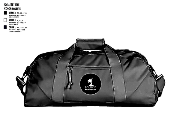 Duffle Bag, POLOKIE, , Teamtime, Team time, sublimation, custom sports apparel, team uniforms, spirit wear, spiritwear, sports uniforms, custom shirts, team store, custom team store, fundraiser sports, apparel fundraiser
